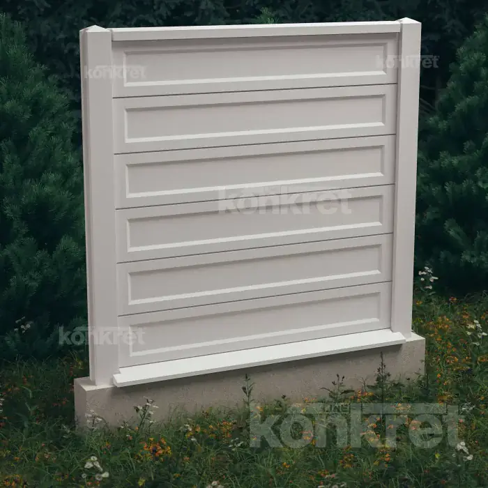 Betonska ograda Smooth-Rebated (KS900)